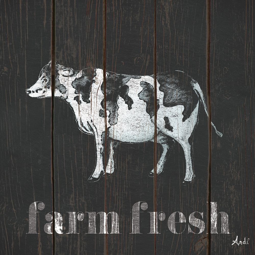 Wood Farm I art print by Andi Metz for $57.95 CAD