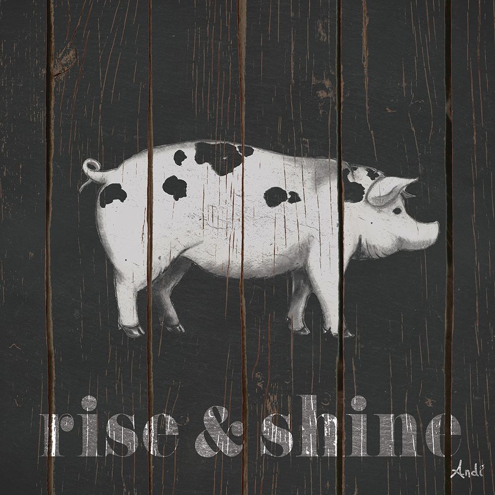Wood Farm II art print by Andi Metz for $57.95 CAD