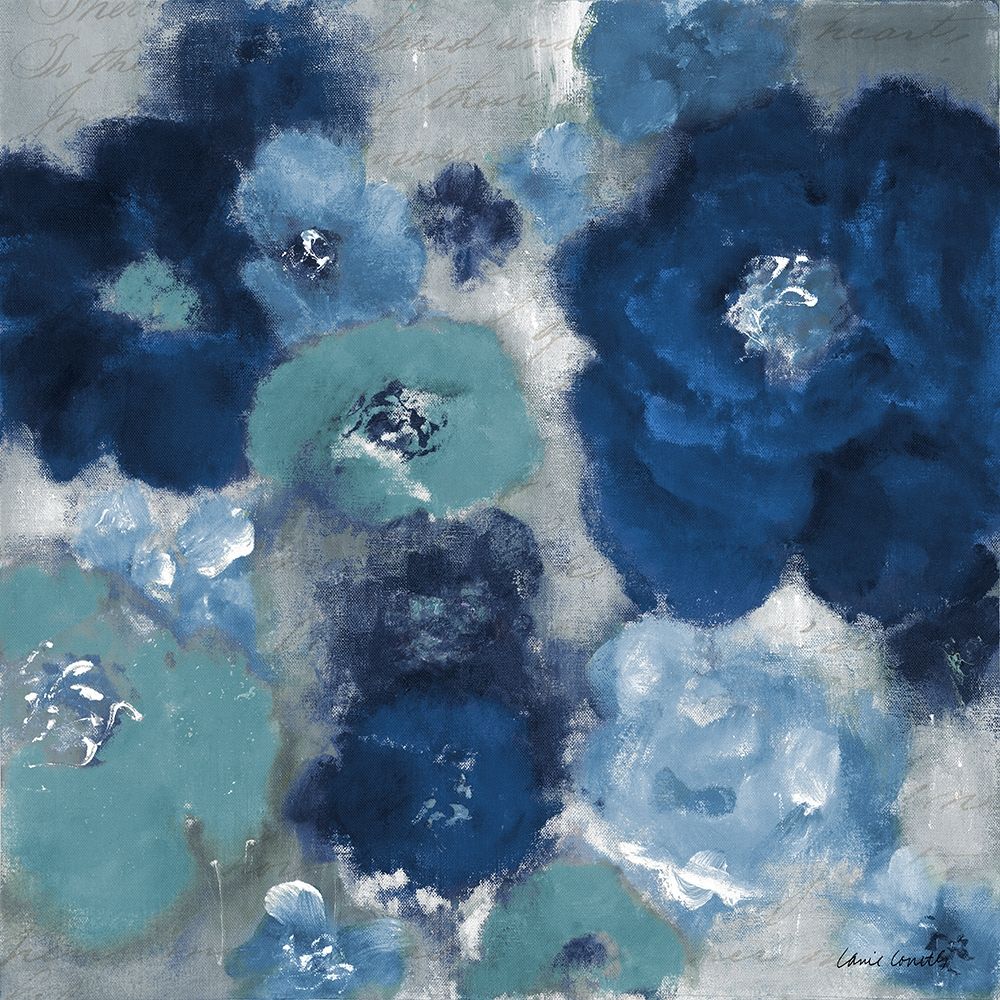 Aquatic Garden In Blues art print by Lanie Loreth for $57.95 CAD