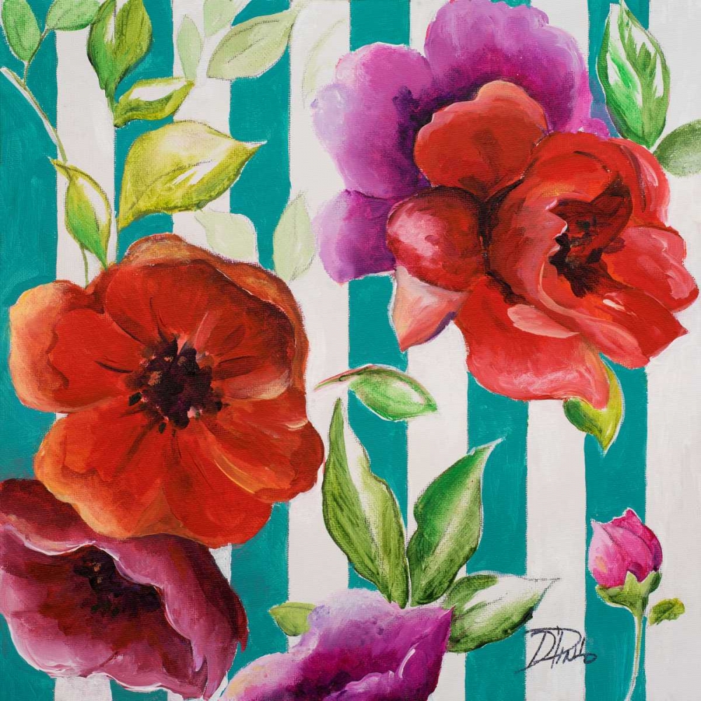 Red Flowers I art print by Patricia Pinto for $57.95 CAD