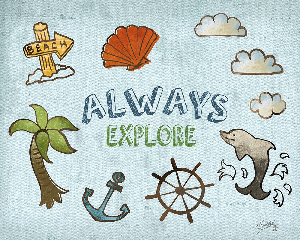 Explore I art print by Elizabeth Medley for $57.95 CAD