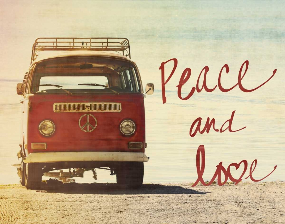 Peace and Love art print by Gail Peck for $57.95 CAD