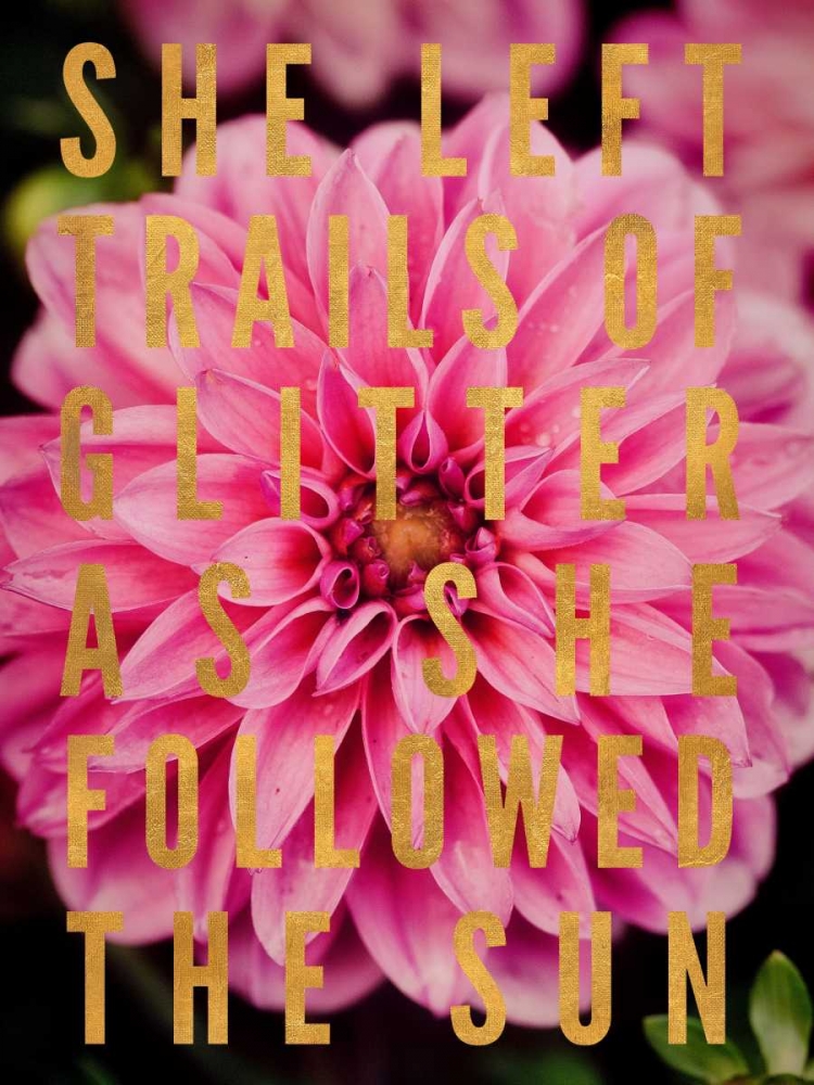 Glittery Flower I art print by Susan Bryant for $57.95 CAD