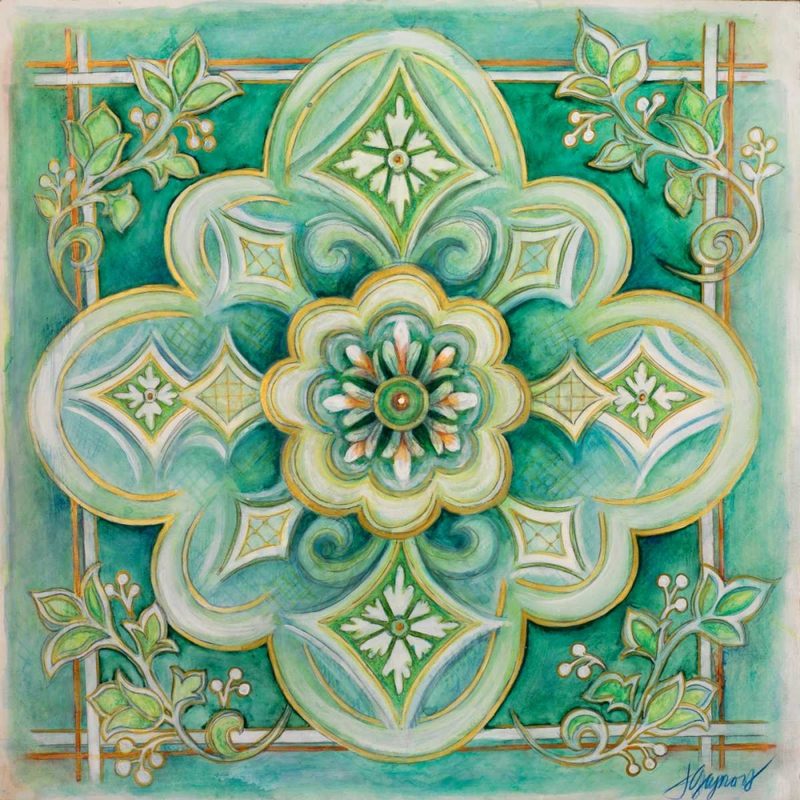 French Medallion I art print by Janice Gaynor for $57.95 CAD