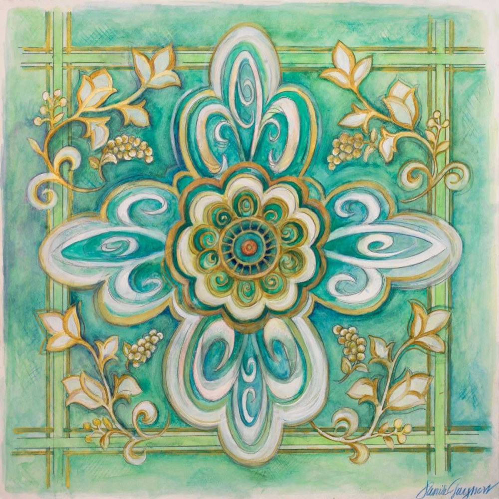 French Medallion II art print by Janice Gaynor for $57.95 CAD