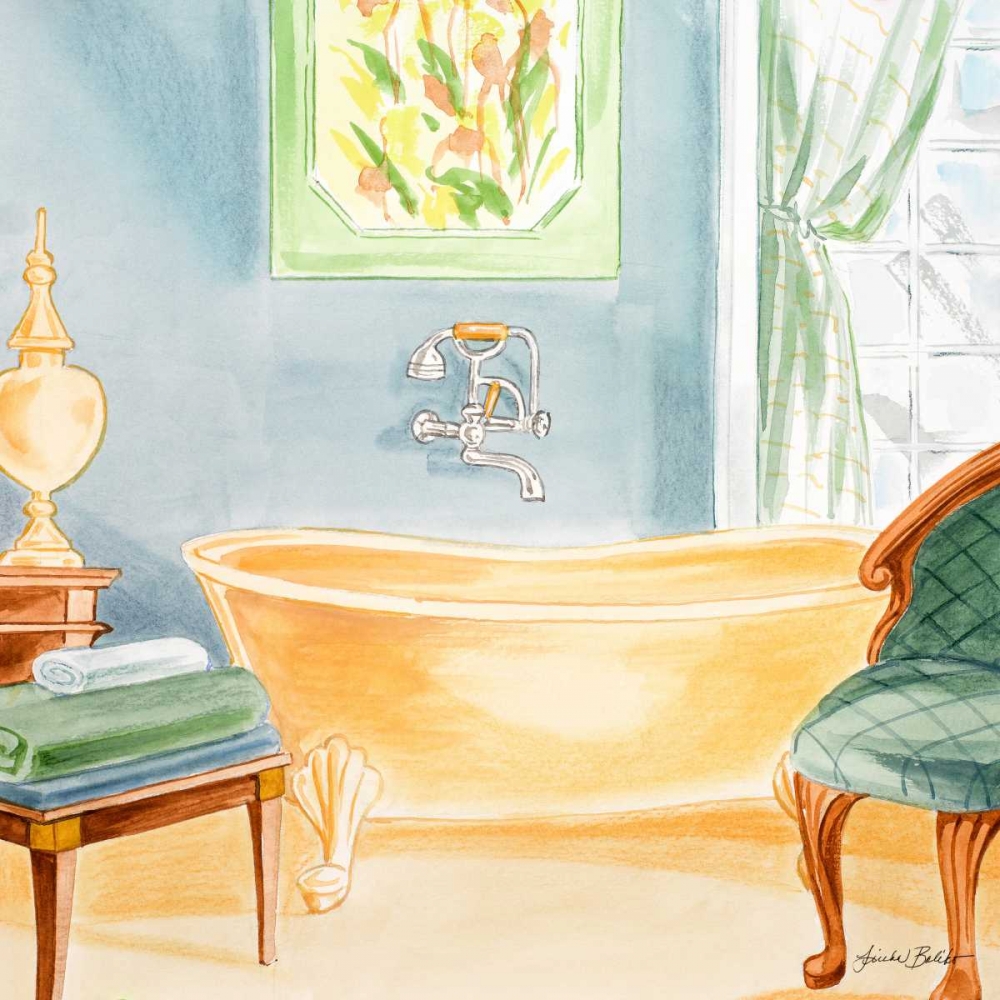 Day at the Spa II art print by Linda Baliko for $57.95 CAD