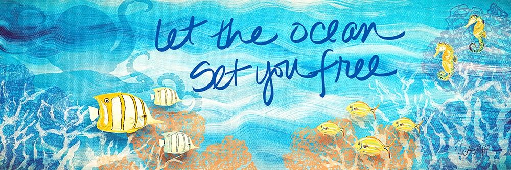 Under the Sea Panel II art print by Julie DeRice for $57.95 CAD