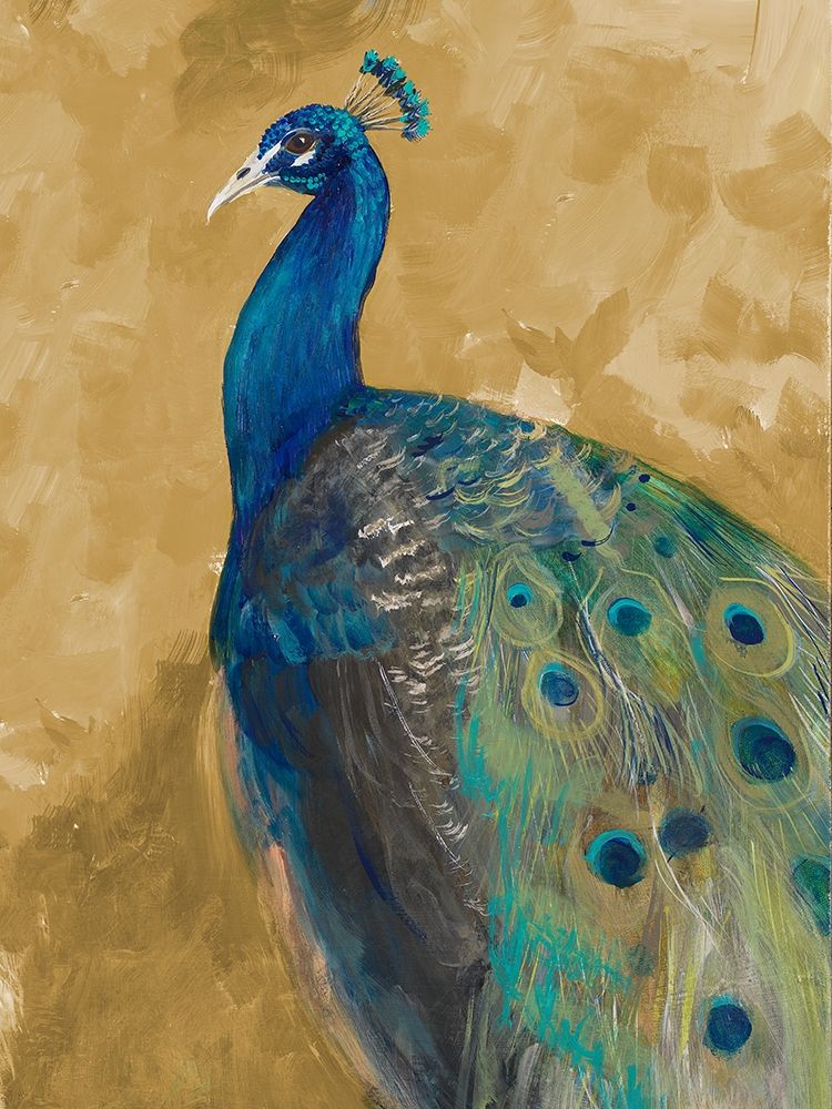 Royal Plume on Gold art print by Robin Maria for $57.95 CAD