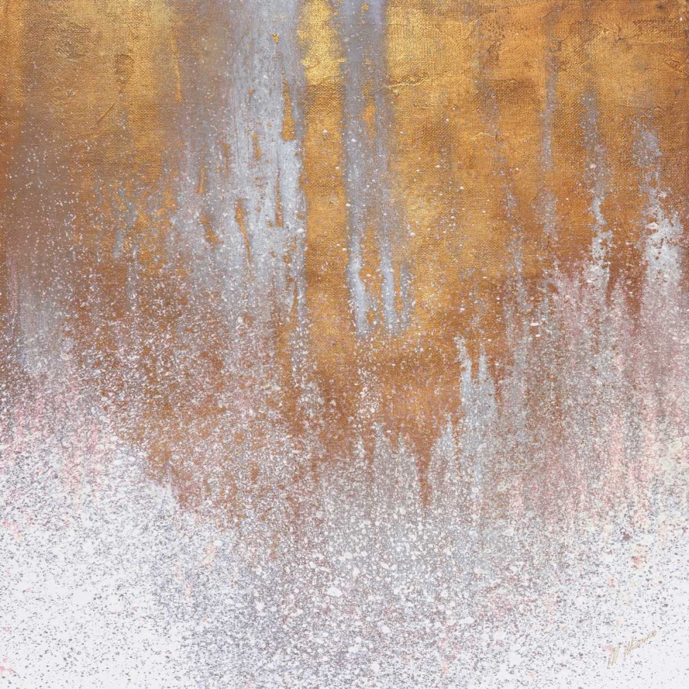 Gold Summer Woods Square art print by M. Mercado for $57.95 CAD