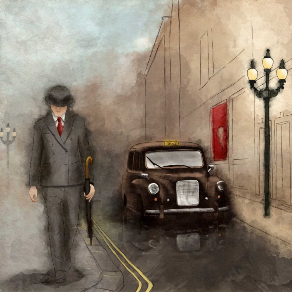 London Streets II art print by SD Graphics Studio for $57.95 CAD