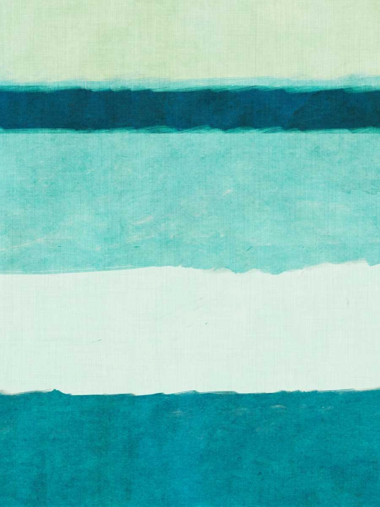 Rectangle Teal Blocks of Color II art print by SD Graphics Studio for $57.95 CAD