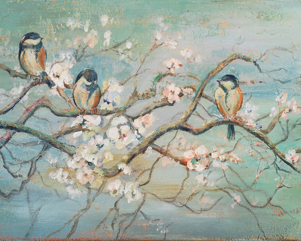 Spring Branch with Birds art print by Patricia Pinto for $57.95 CAD