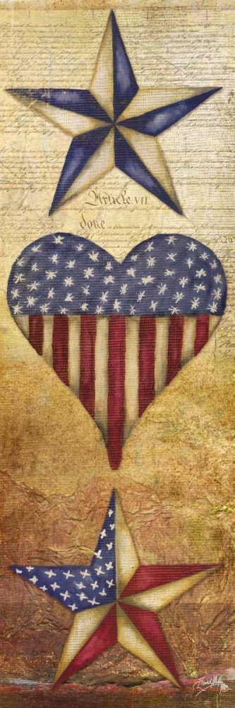 America Stars II art print by Elizabeth Medley for $57.95 CAD