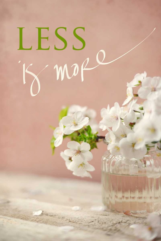 Less is More art print by Sarah Gardner for $57.95 CAD