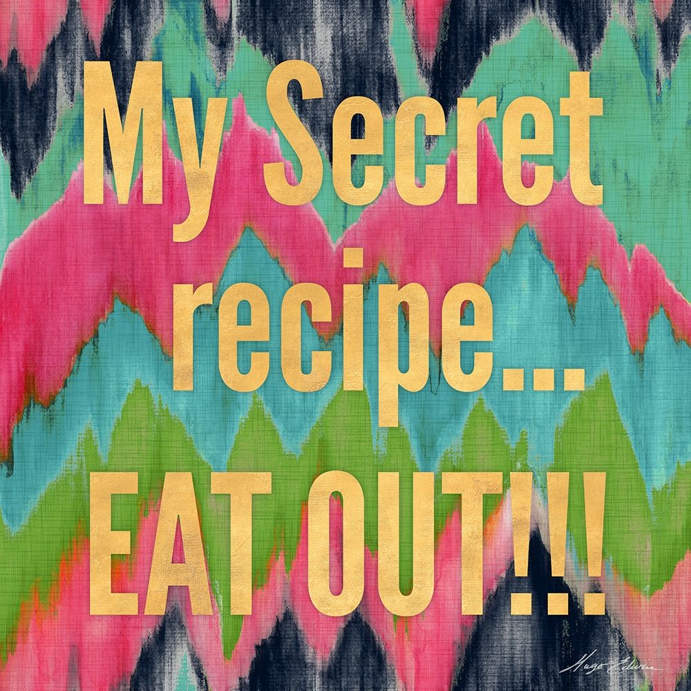 My Secret Recipe art print by Hugo Edwins for $57.95 CAD