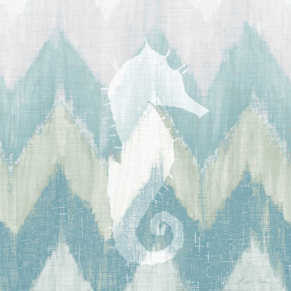 Chevron Sea Creature I art print by Hugo Edwins for $57.95 CAD