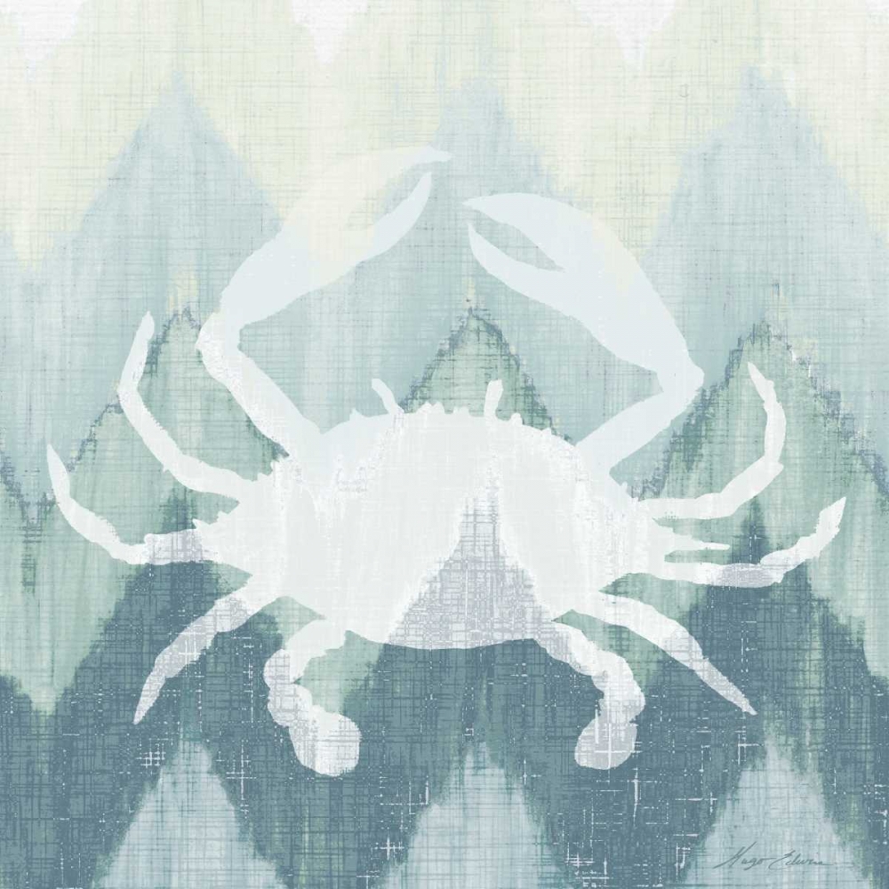 Chevron Sea Creature III art print by Hugo Edwins for $57.95 CAD