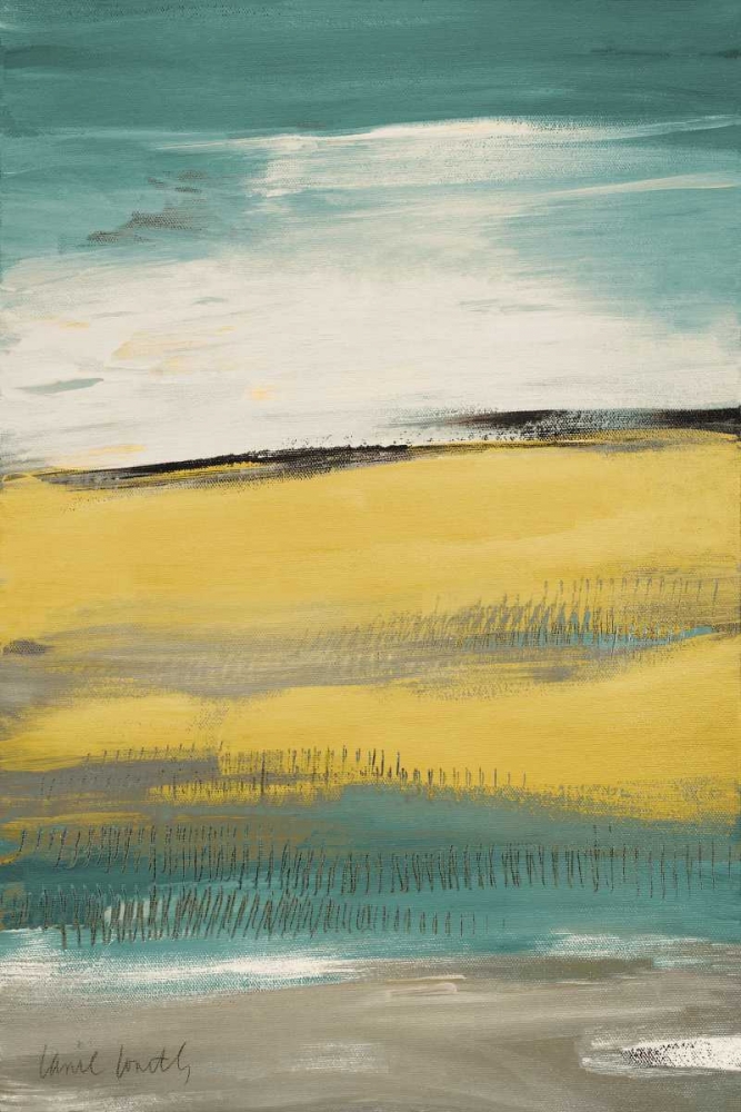 Flatlands Teal art print by Lanie Loreth for $57.95 CAD