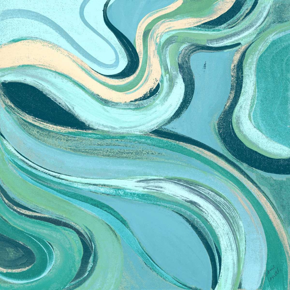 Curving Waves II art print by Lanie Loreth for $57.95 CAD