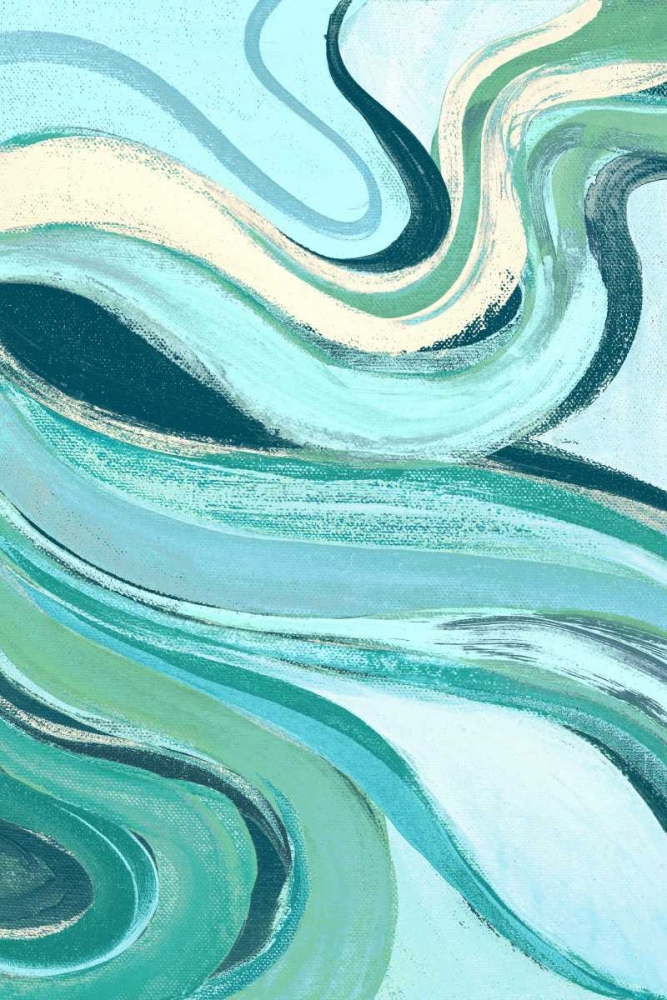 Curving Waves II art print by Lanie Loreth for $57.95 CAD