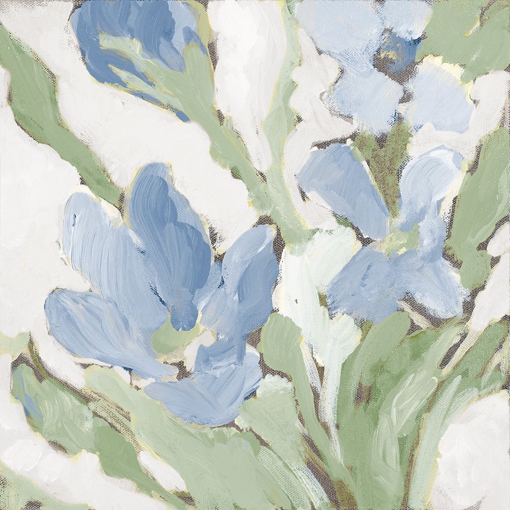 Blue Begonias I art print by Lanie Loreth for $57.95 CAD