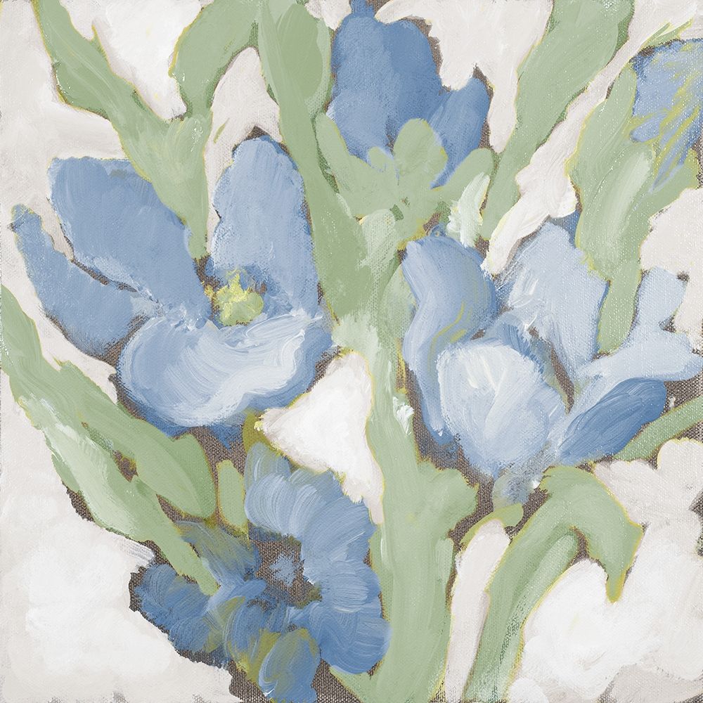 Blue Begonias II art print by Lanie Loreth for $57.95 CAD