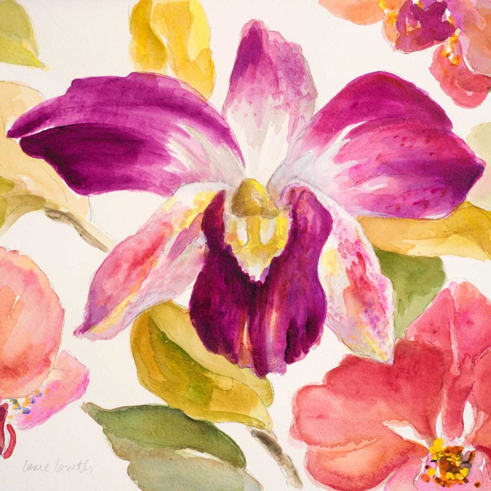 Radiant Orchid Square I art print by Lanie Loreth for $57.95 CAD