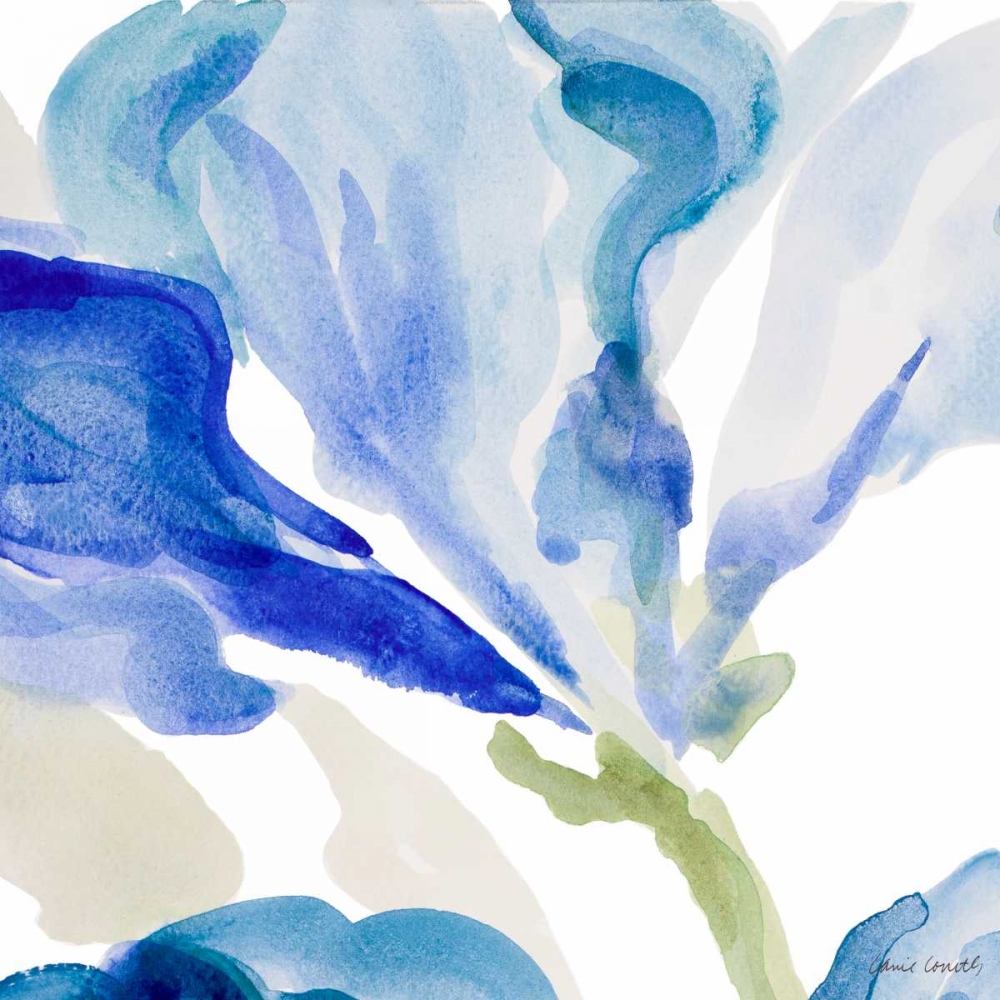 Delicate Blue Square I art print by Lanie Loreth for $57.95 CAD