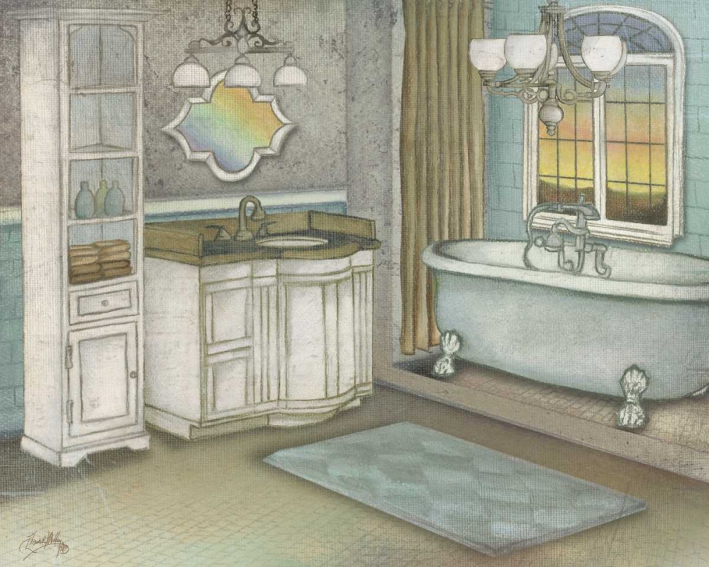 Pastel Bath I art print by Elizabeth Medley for $57.95 CAD