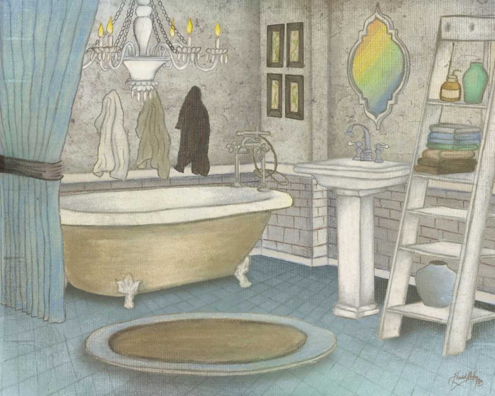 Pastel Bath II art print by Elizabeth Medley for $57.95 CAD