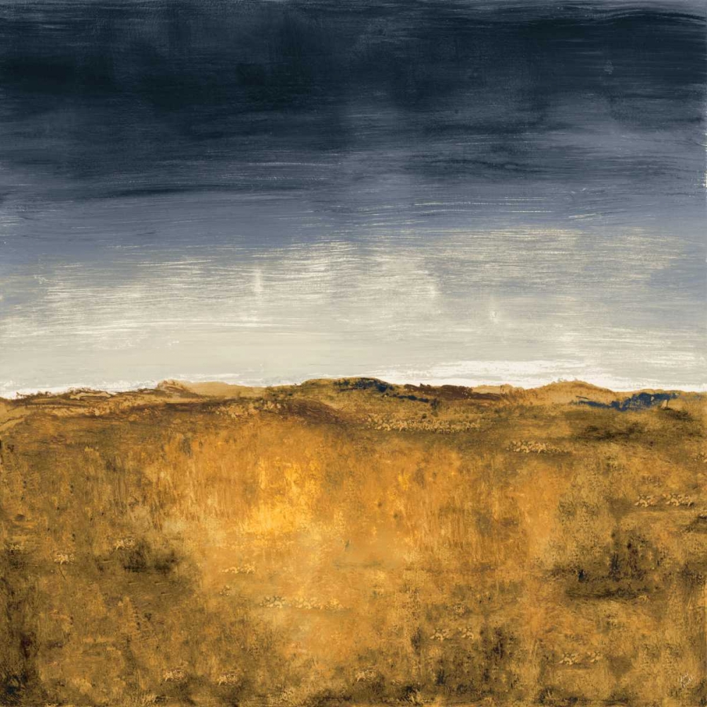 Blue Modern Landscape I art print by Lanie Loreth for $57.95 CAD