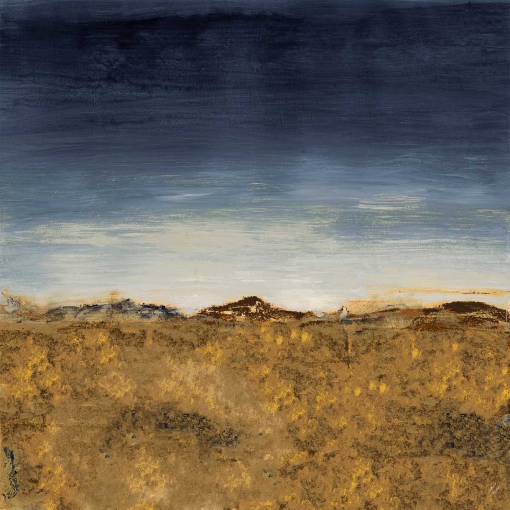 Blue Modern Landscape II art print by Lanie Loreth for $57.95 CAD