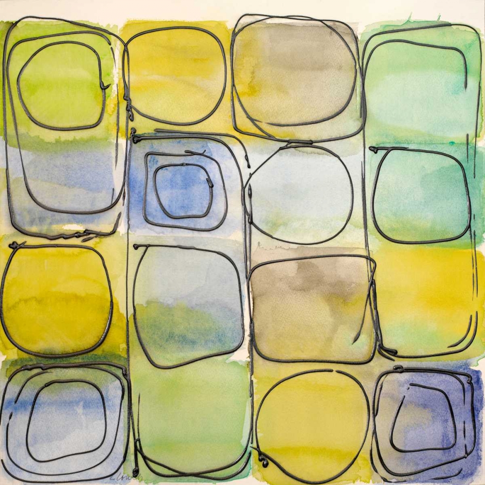 Circular Square I art print by Lanie Loreth for $57.95 CAD