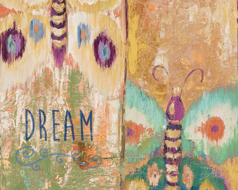 Ikat Flutter Dream art print by Patricia Pinto for $57.95 CAD