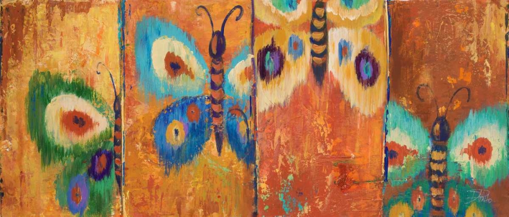 Ikat Flutter art print by Patricia Pinto for $57.95 CAD