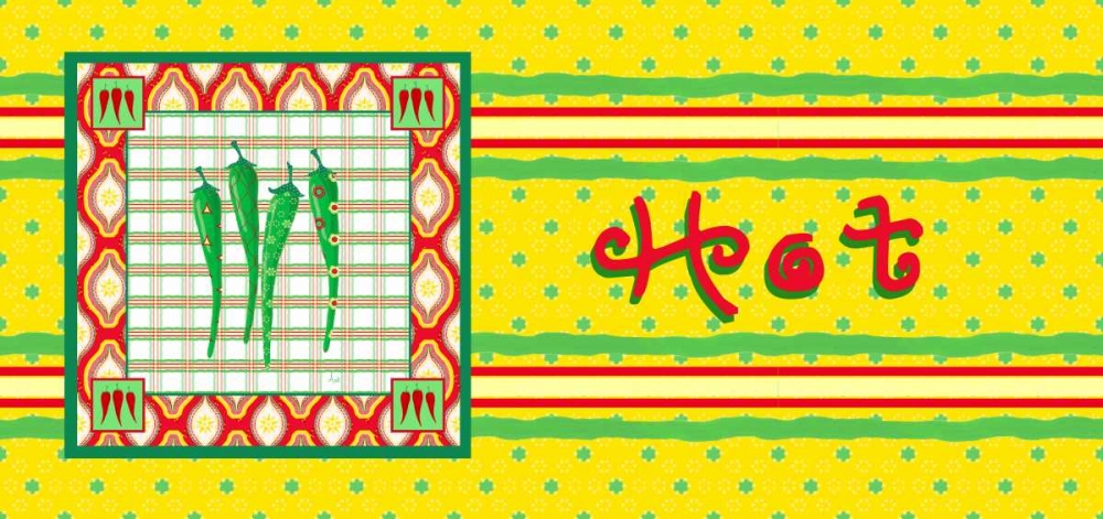 Chili Fiesta Panel I art print by Andi Metz for $57.95 CAD