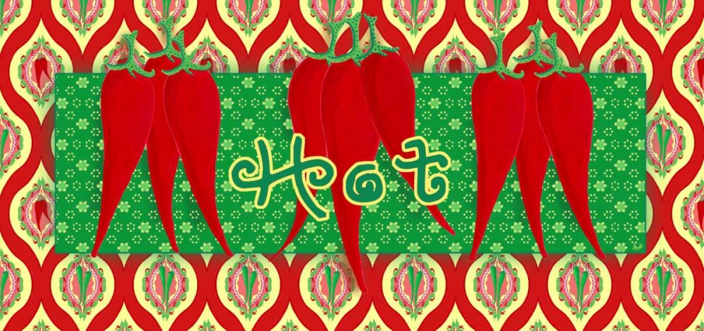 Chili Fiesta Panel III art print by Andi Metz for $57.95 CAD