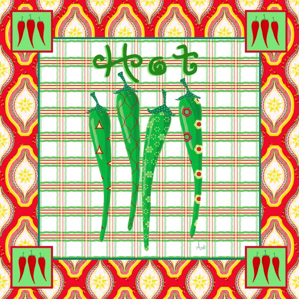 Chili Fiesta I art print by Andi Metz for $57.95 CAD