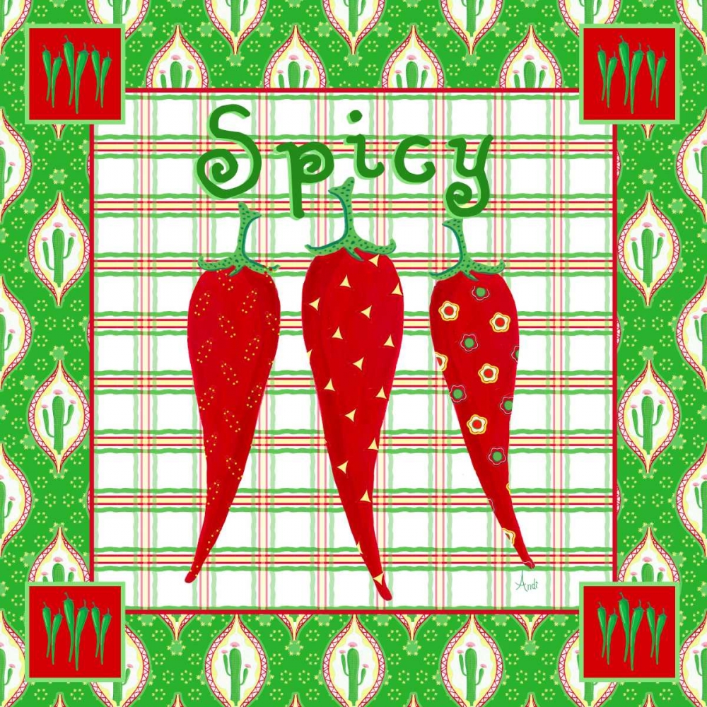 Chili Fiesta II art print by Andi Metz for $57.95 CAD