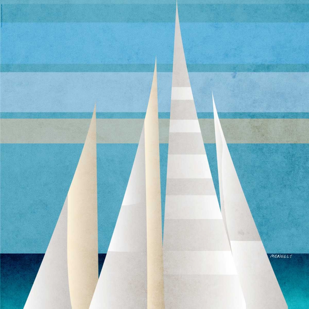 Main Sail Harbor I art print by Dan Meneely for $57.95 CAD