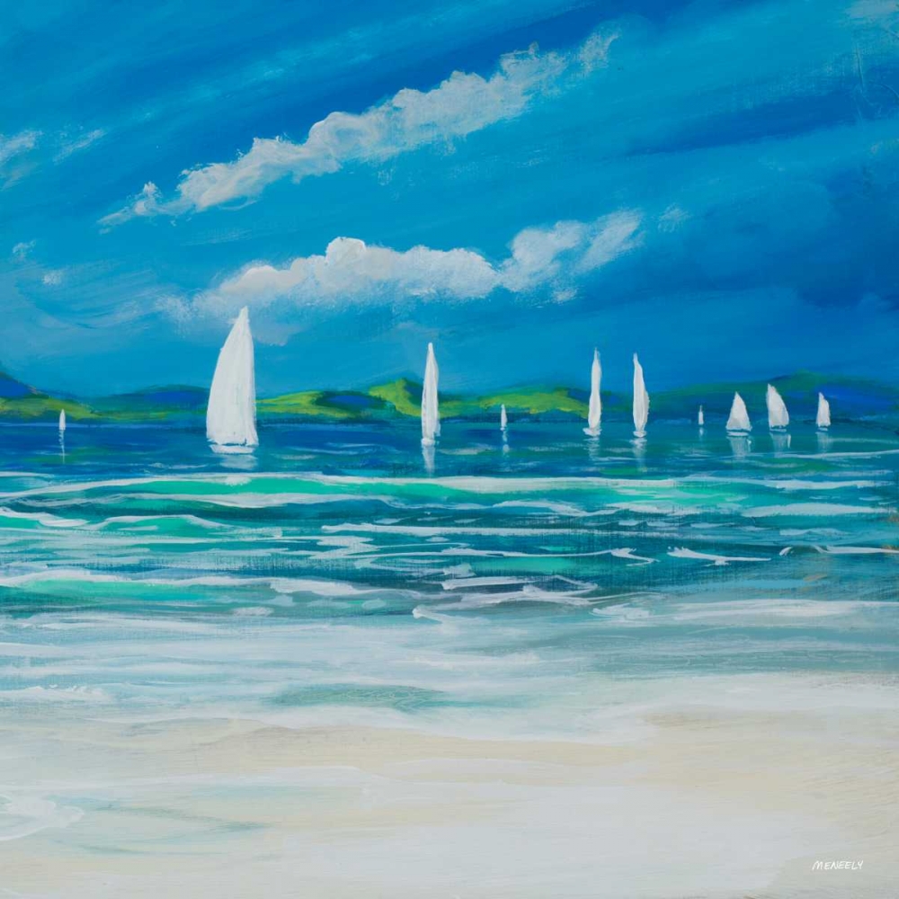 Sail Away Beach II art print by Dan Meneely for $57.95 CAD