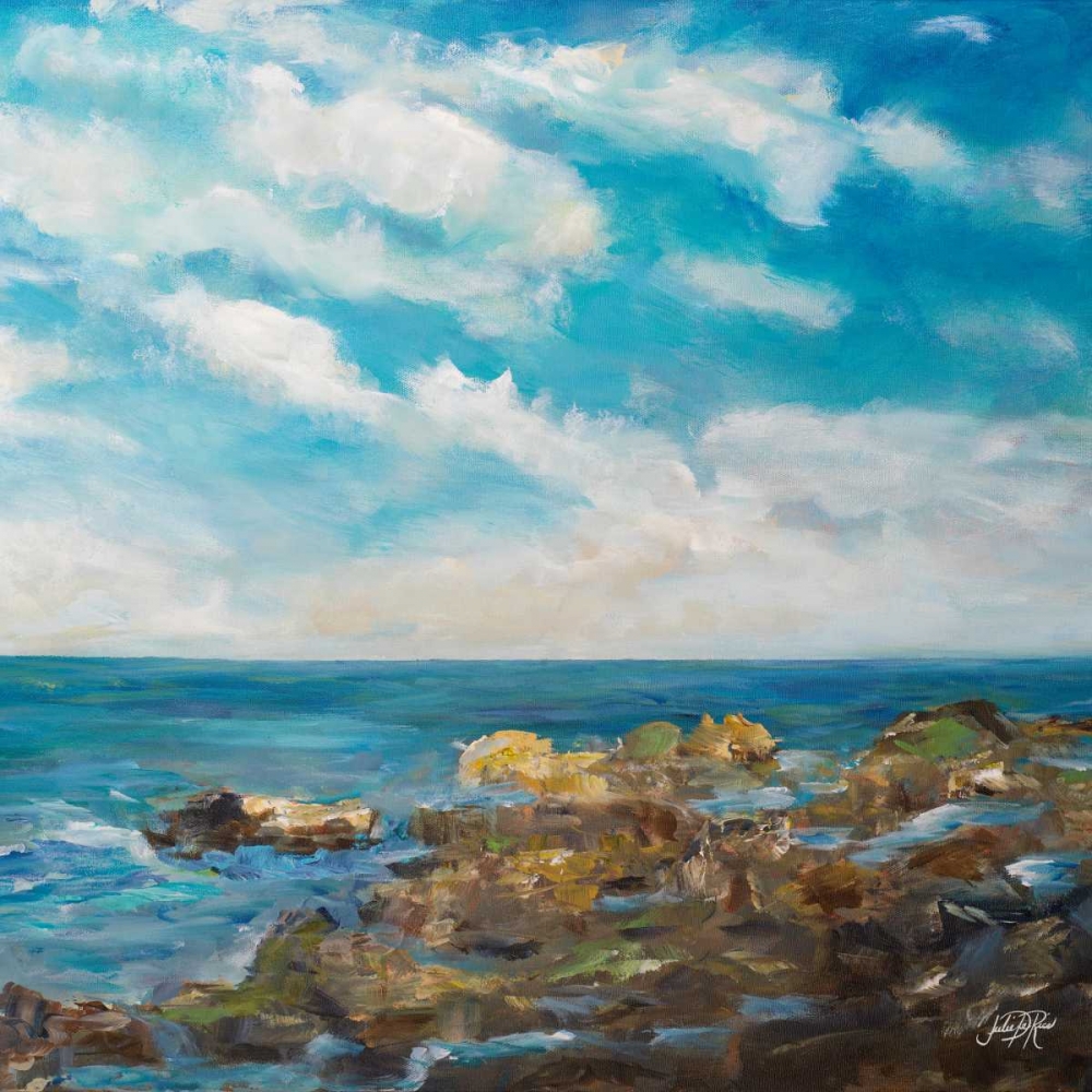 Into the Horizon Square I art print by Julie DeRice for $57.95 CAD