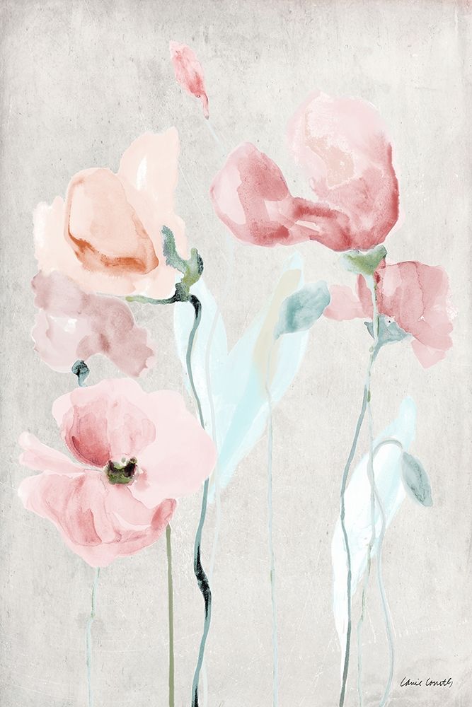 Soft Pink Poppies II art print by Lanie Loreth for $57.95 CAD