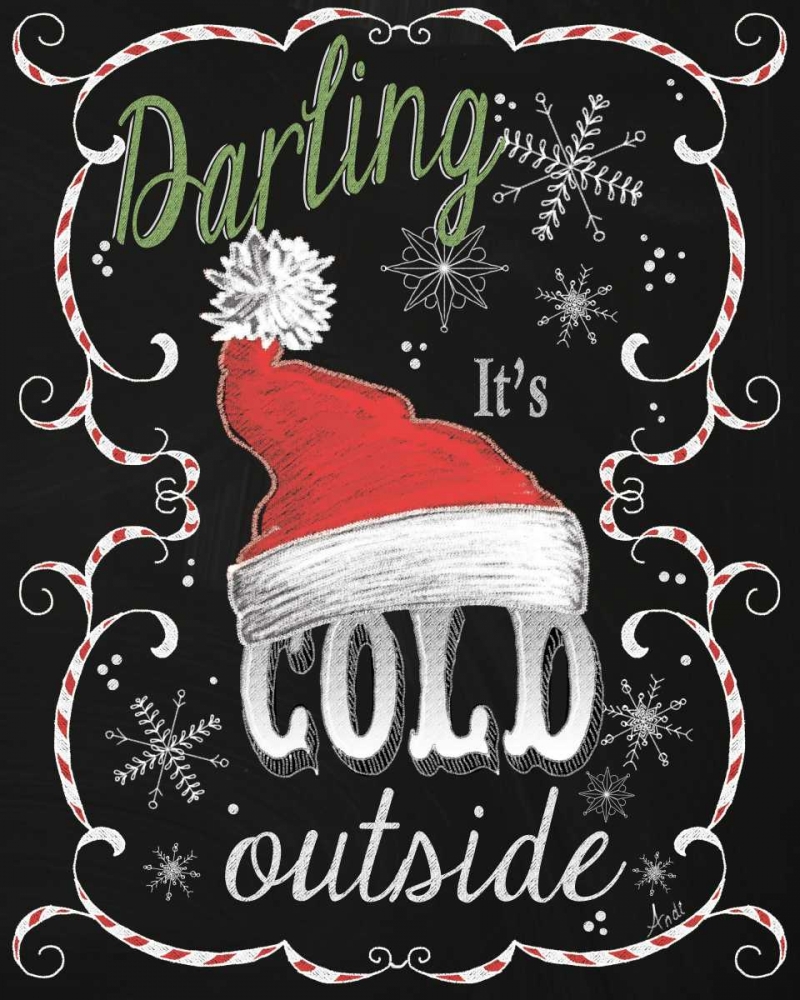 Snow Chalk Art I art print by Andi Metz for $57.95 CAD