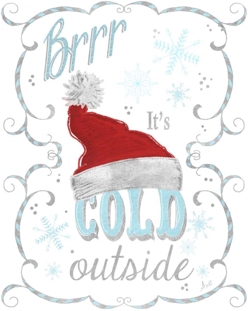 Snow Art I art print by Andi Metz for $57.95 CAD