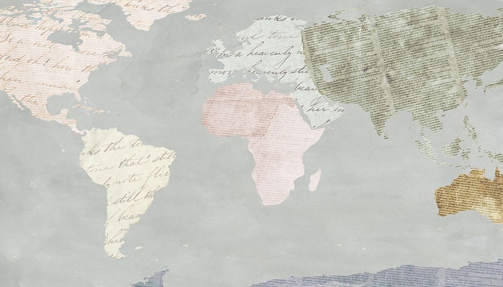 World Map Collection I art print by SD Graphics Studio for $57.95 CAD