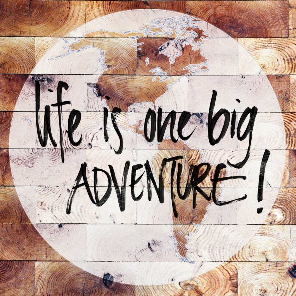 World on Wood art print by SD Graphics Studio for $57.95 CAD