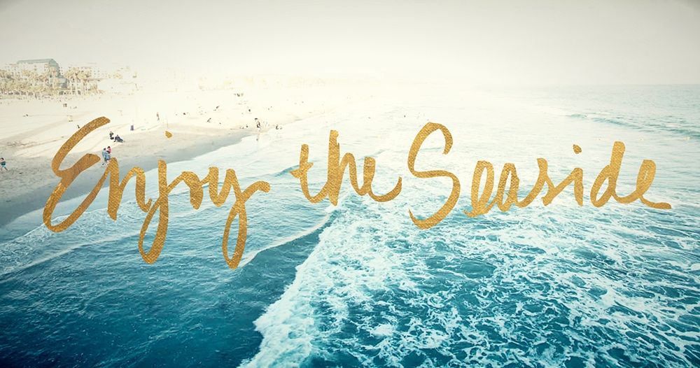 Enjoy The Seaside art print by Susan Bryant for $57.95 CAD