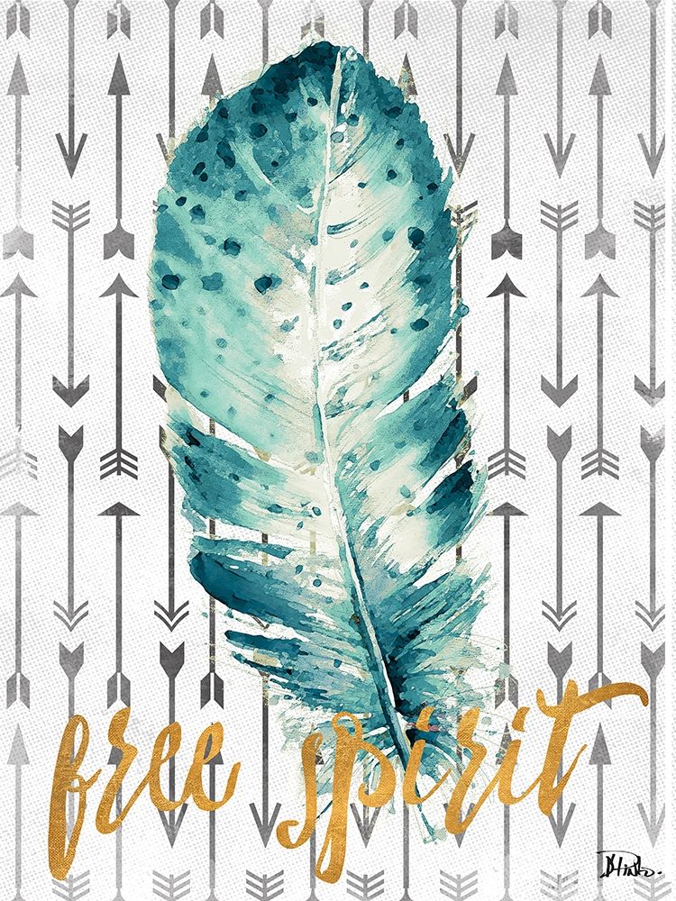 Free Spirit Feather art print by Patricia Pinto for $57.95 CAD