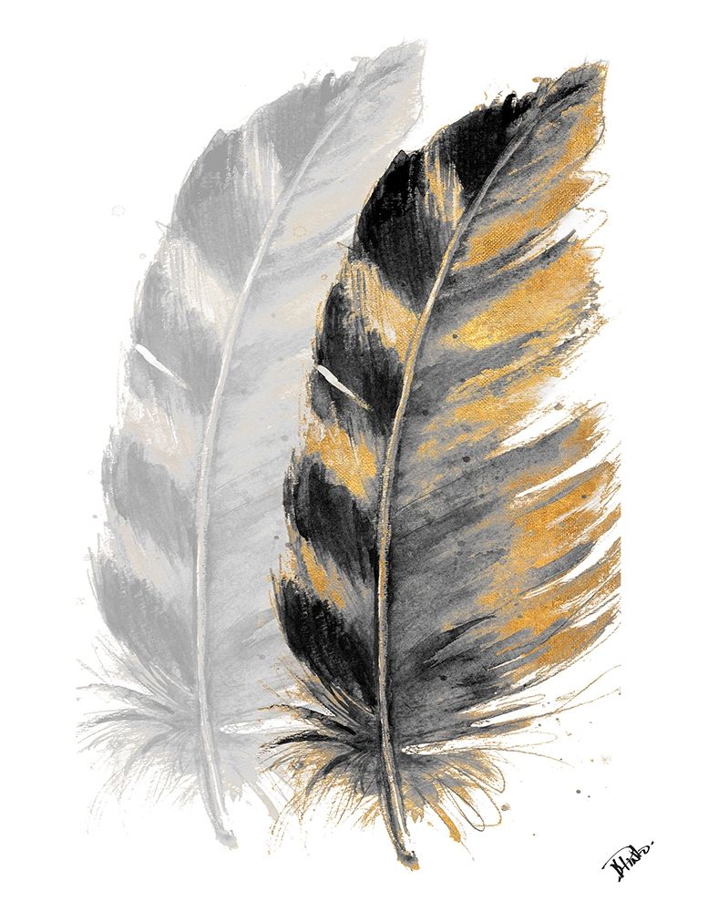 Two Watercolor Feathers art print by Patricia Pinto for $57.95 CAD